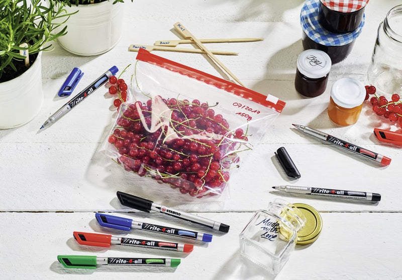 Afbeelding laden in galerijviewer, Stabilo write-4-all - permanent marker - superfine 0,4 mm - zwart - per stuk