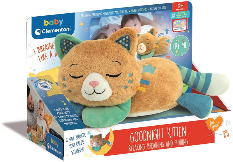Afbeelding laden in galerijviewer, Clementoni baby spinnende knuffelkat