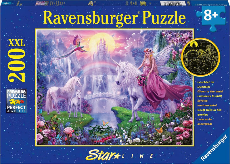 Afbeelding laden in galerijviewer, Ravensburger puzzel magische eenhoornnacht - legpuzzel - 200 stukjes