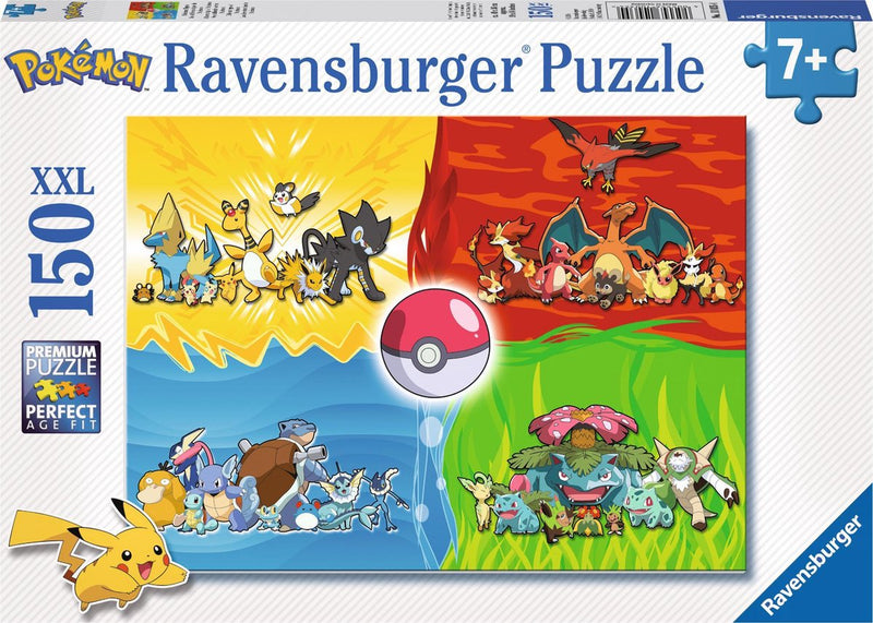 Afbeelding laden in galerijviewer, Ravensburger verschillende pokemons puzzel - legpuzzel - 150 stukjes