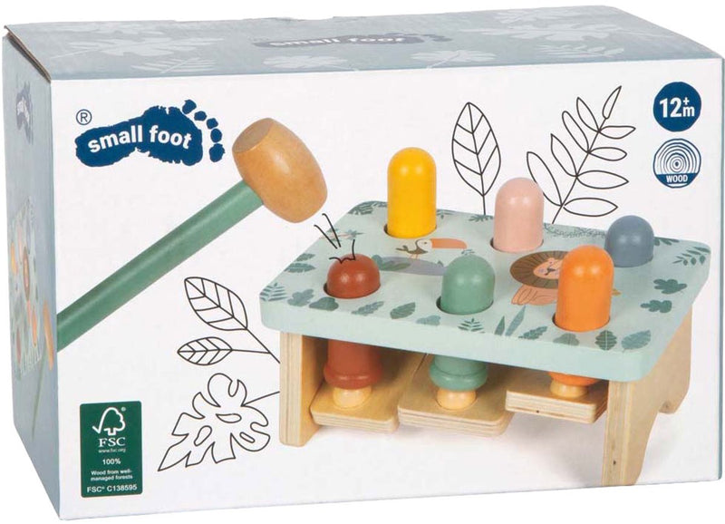 Afbeelding laden in galerijviewer, Small foot - houten hamerbank spel safari fsc
