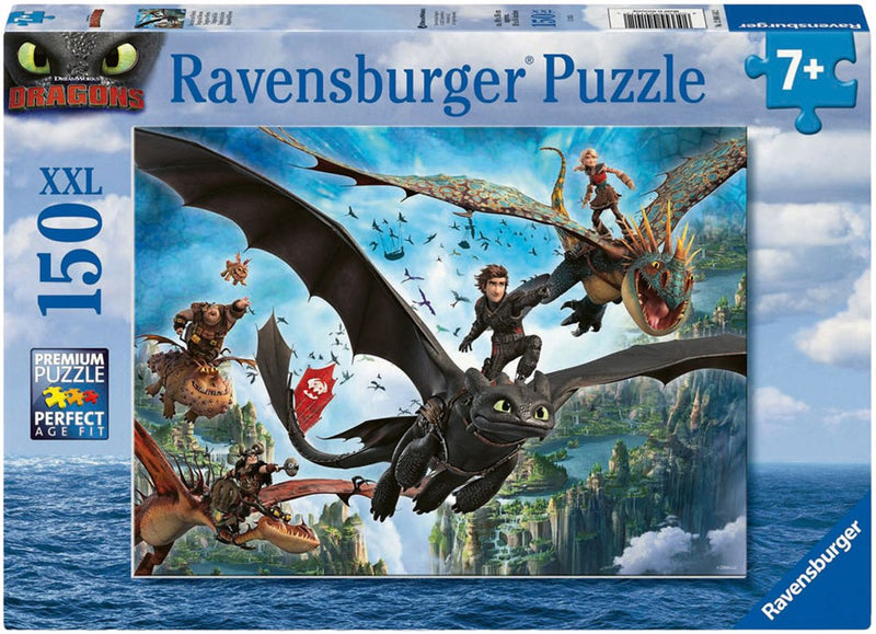 Afbeelding laden in galerijviewer, Ravensburger legpuzzel draken en helden - 150st. xxl