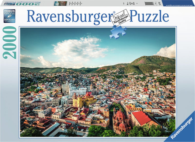 Afbeelding laden in galerijviewer, Ravensburger legpuzzel koloniale stad guanajuato in mexico, 2000st.