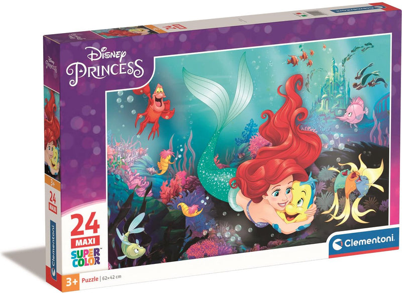 Afbeelding laden in galerijviewer, Clementoni maxi legpuzzel disney little mermaid, 24st.