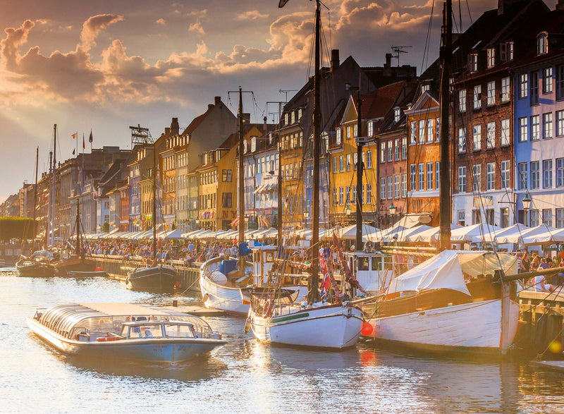 Afbeelding laden in galerijviewer, Ravensburger legpuzzel sonnenunt.in kopenhagen, 500st.