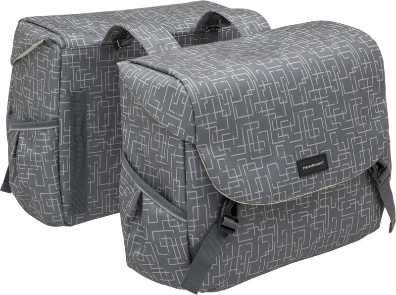 Afbeelding laden in galerijviewer, Mondi Joy Dubbele Fietstas - Racktime Snap-it - Waterafstotend Polyester - 38L - Ivy Walnut