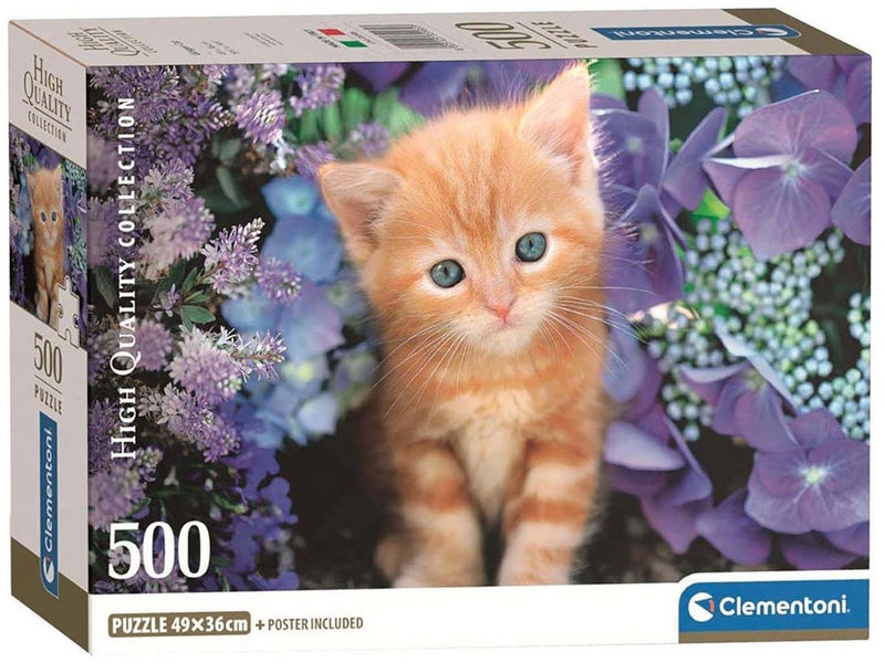 Afbeelding laden in galerijviewer, Clementoni clemetoni legpuzzel ginger cat, 500st.