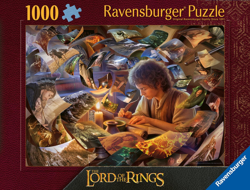 Afbeelding laden in galerijviewer, Ravensburger legpuzzel lotr frodo's journey - 1000st.