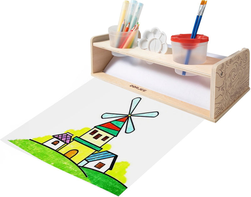 Afbeelding laden in galerijviewer, Dorjee papierrolhouder hout
