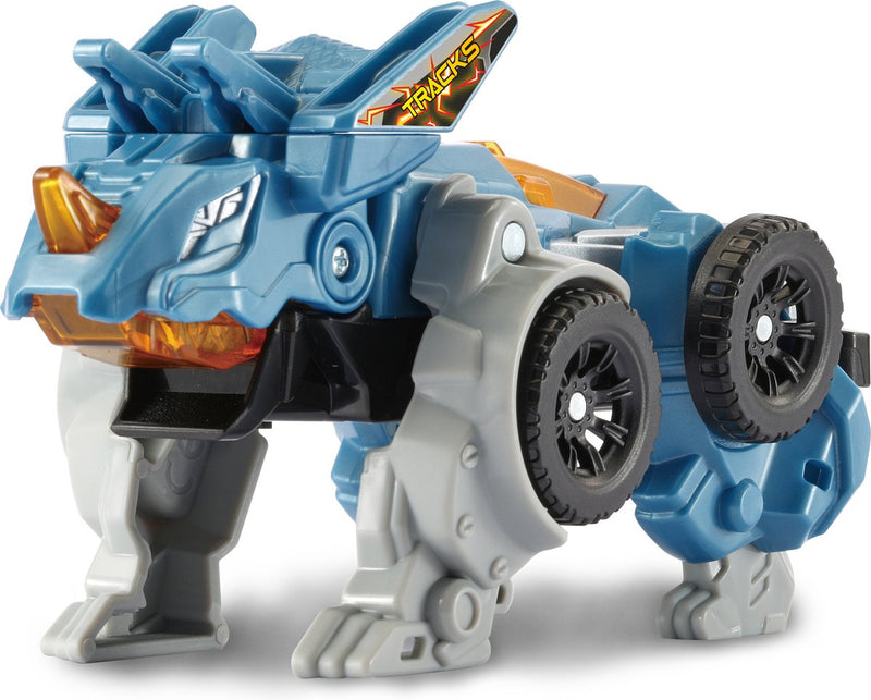 Afbeelding laden in galerijviewer, Vtech switch go dino's - fire tracks de triceratops - kinder speelgoed dinosaurus - interactief robot speelfiguur - vanaf 4 jaar en ouder