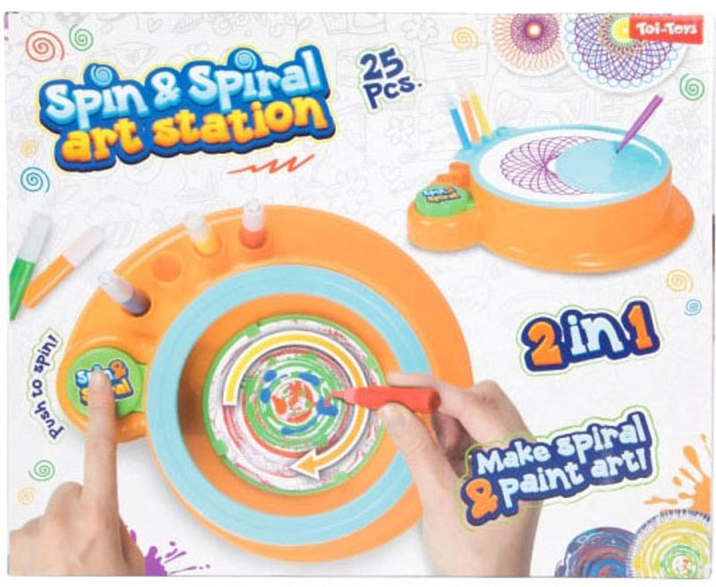 Afbeelding laden in galerijviewer, Toi-toys spin- en spirograaf station - 2in1