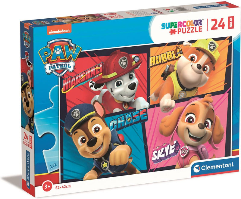 Afbeelding laden in galerijviewer, Clementoni maxi legpuzzel paw patrol, 24st.