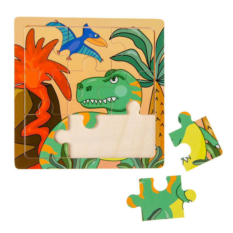 Afbeelding laden in galerijviewer, Duckiez houten puzzel (ruimte, piraat of dinosaurus)