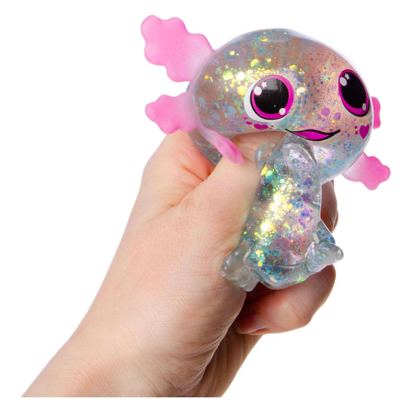 Afbeelding laden in galerijviewer, Duckiez squeeze dier axolotl transparant