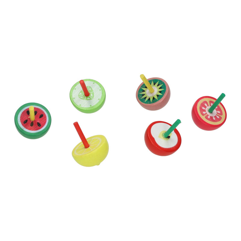 Afbeelding laden in galerijviewer, Duckiez houten tol fruit thema