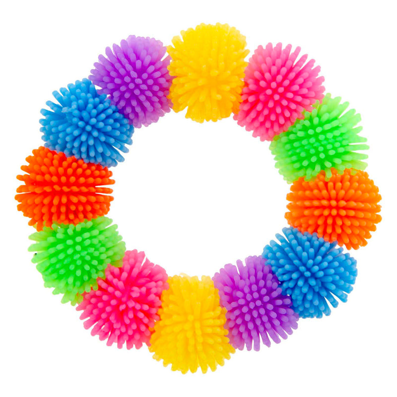 Afbeelding laden in galerijviewer, Duckiez puffer armband regenboogrups