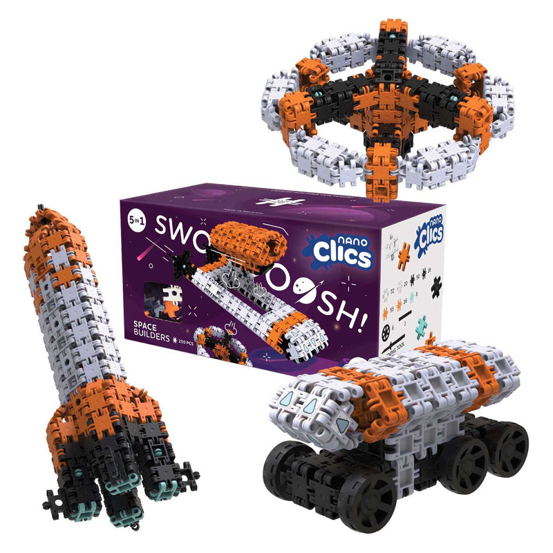 Afbeelding laden in galerijviewer, Clics nano - space builders bouwset - 250dlg.