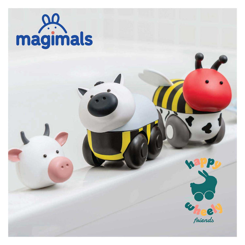 Afbeelding laden in galerijviewer, Magimals wheely insects box-interactieve magnetische dieren op wielen (6 stuks). leuk en creatief speelgoed, perfect voor in bad of onderweg!