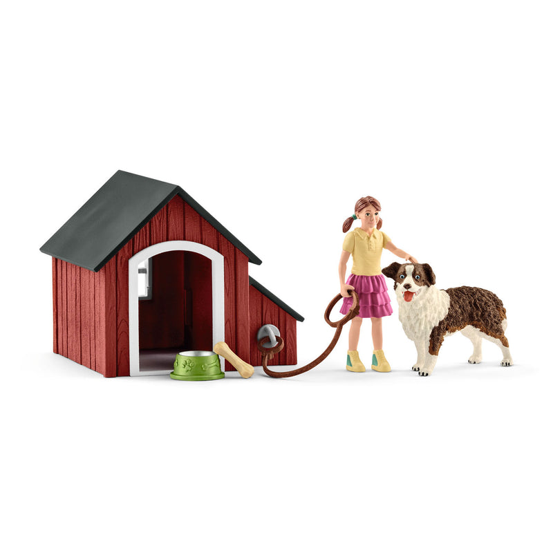Afbeelding laden in galerijviewer, Schleich FARM WORLD Hondenhok 42376