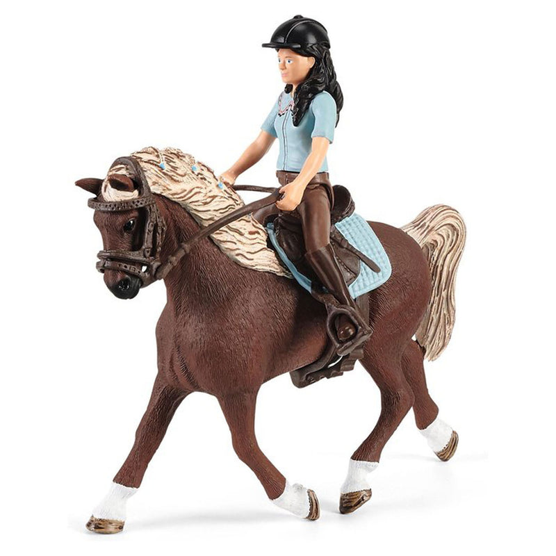 Afbeelding laden in galerijviewer, Schleich horse club paardenwasbox met emily en luna van hor 42438