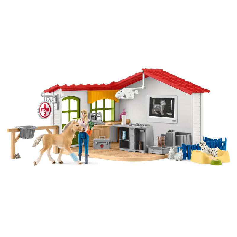 Afbeelding laden in galerijviewer, Schleich farm world dierenartspraktijk met dieren 42502