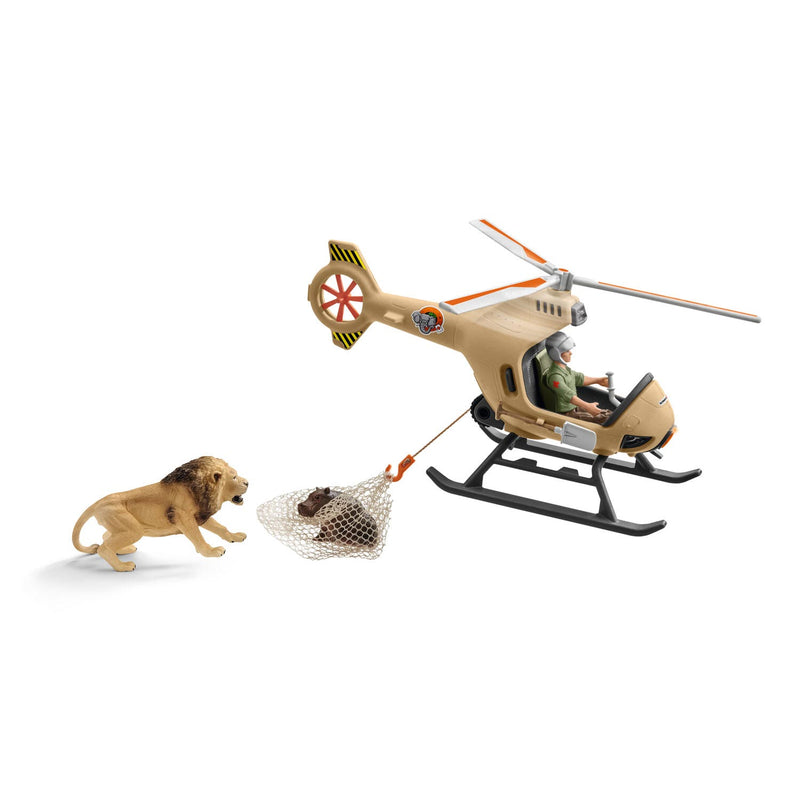 Afbeelding laden in galerijviewer, Schleich WILD LIFE Reddingshelikopter voor Dieren 42476