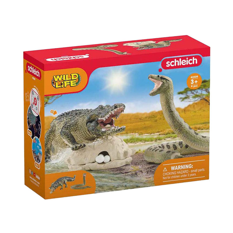 Afbeelding laden in galerijviewer, Schleich wild life gevaar in het moeras 42559