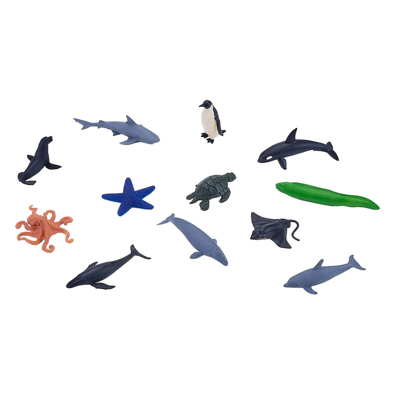 Afbeelding laden in galerijviewer, Mojo sealife mini zeedieren speelset, 12dlg. - 380056