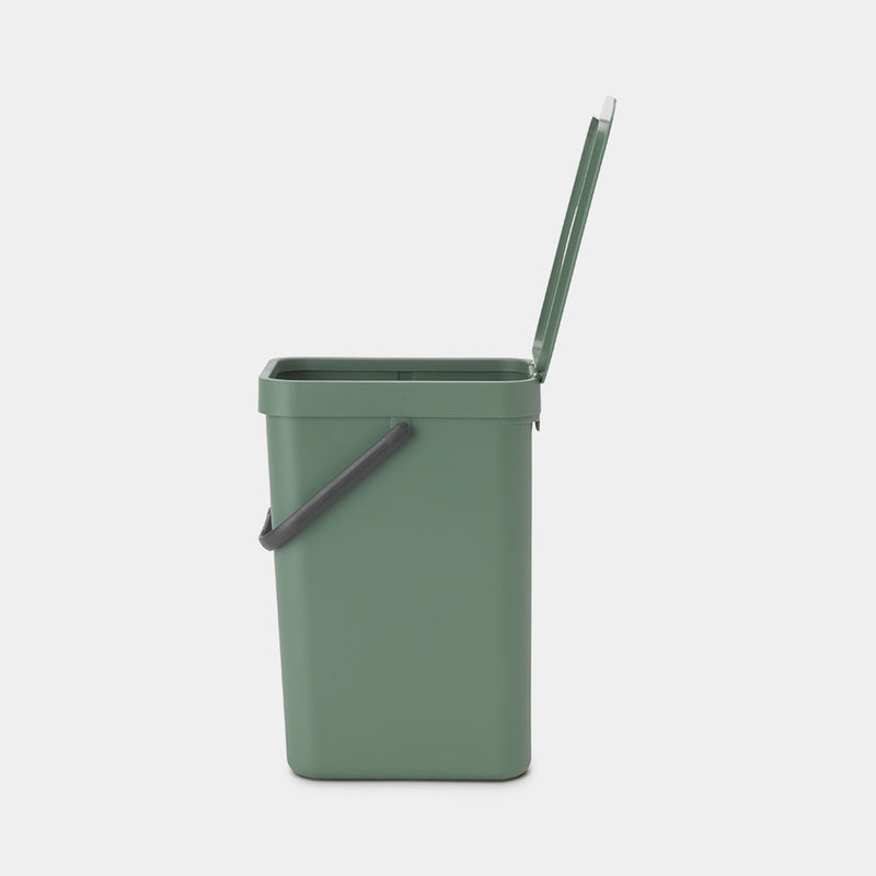 Afbeelding laden in galerijviewer, Brabantia sort go afvalemmer 12l fir green
