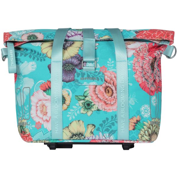 Afbeelding laden in galerijviewer, Basil Bloom Field fietshandtas MIK-KF-hook, blauw, 8-11L