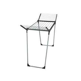 Afbeelding laden in galerijviewer, Leifheit droogrek pegasus - 150 solid slim - black - antraciet