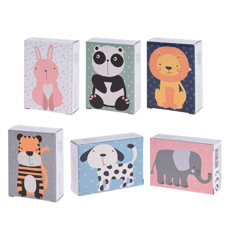 Afbeelding laden in galerijviewer, Mini puzzel dieren, 8st.