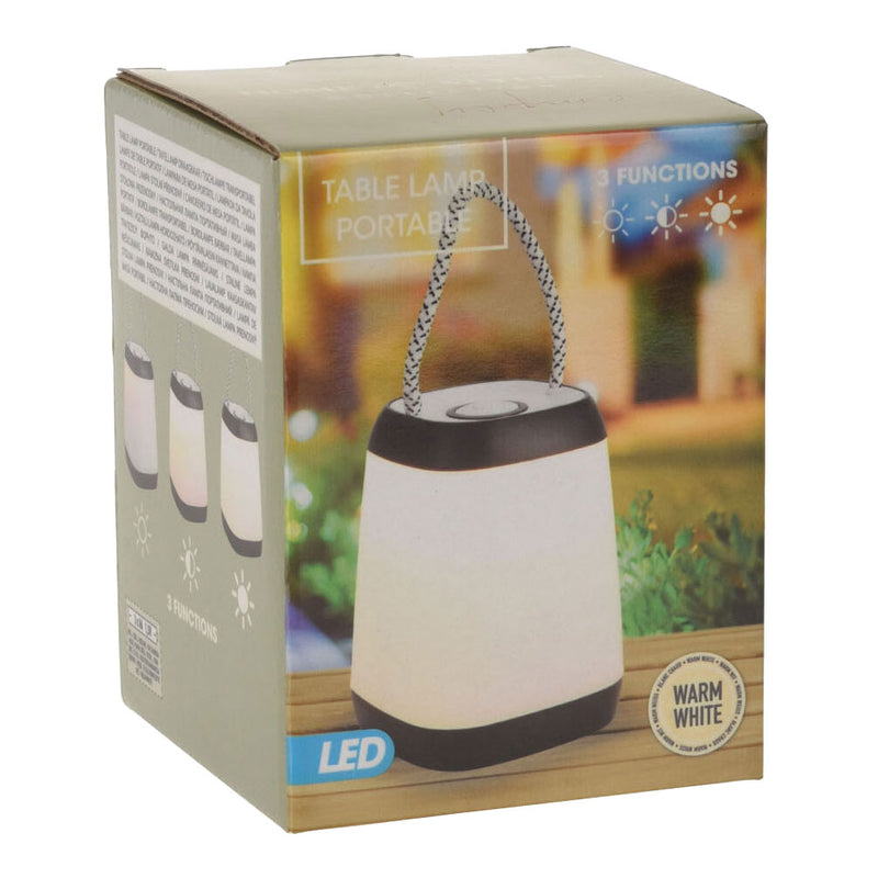 Afbeelding laden in galerijviewer, Home styling tafellamp draagbaar led zwart 9x12cm