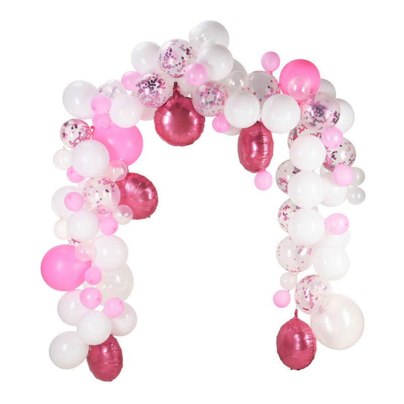 Afbeelding laden in galerijviewer, Bouw je eigen ballonnenboog set roze, 120dlg.