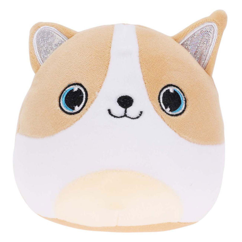 Afbeelding laden in galerijviewer, Koopman pluche dieren knuffel bolvormig 14 cm multi kleuren speelgoed.