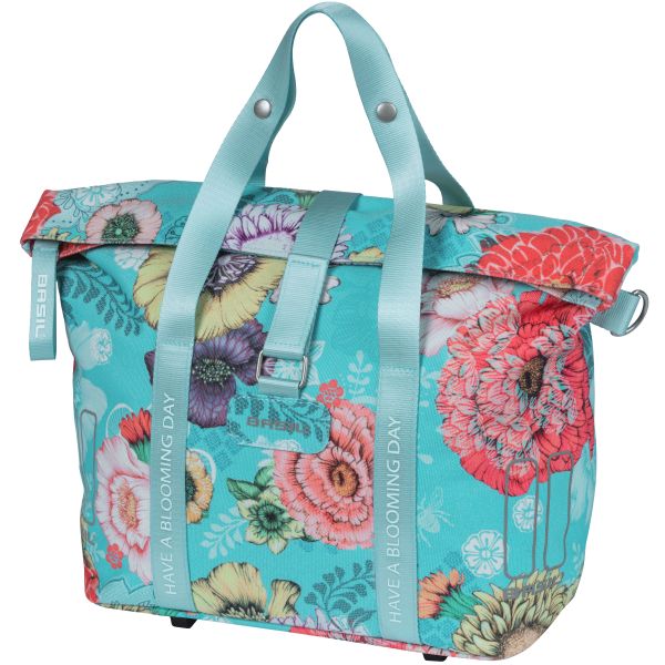 Afbeelding laden in galerijviewer, Basil Bloom Field fietshandtas MIK-KF-hook, blauw, 8-11L