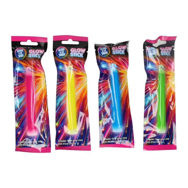 Afbeelding laden in galerijviewer, Glow in the dark staven 15 cm met koord