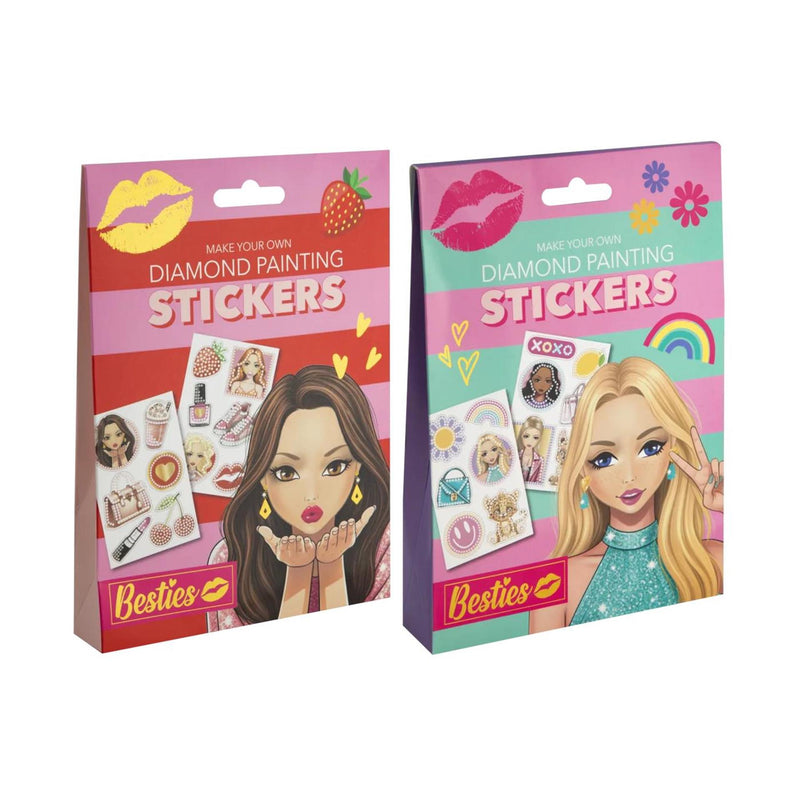 Afbeelding laden in galerijviewer, Besties maak je eigen diamond painting stickers