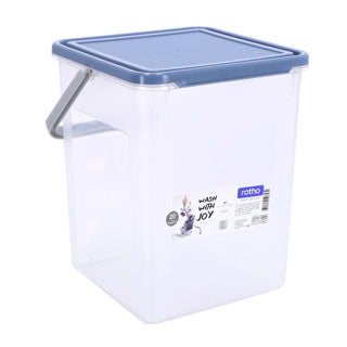 Afbeelding laden in galerijviewer, Rotho waspoederbox 9l horizon blauw transparant