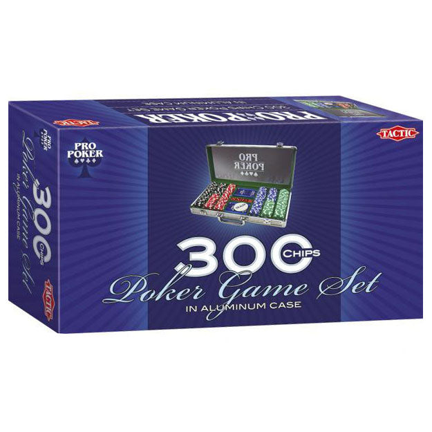 Afbeelding laden in galerijviewer, Tactic pro poker set – pokerset – luxe aluminium koffer – 300 chips van 11,5 gram – inclusief kaarten, dobbelstenen en dealer button – vanaf 14 jaar