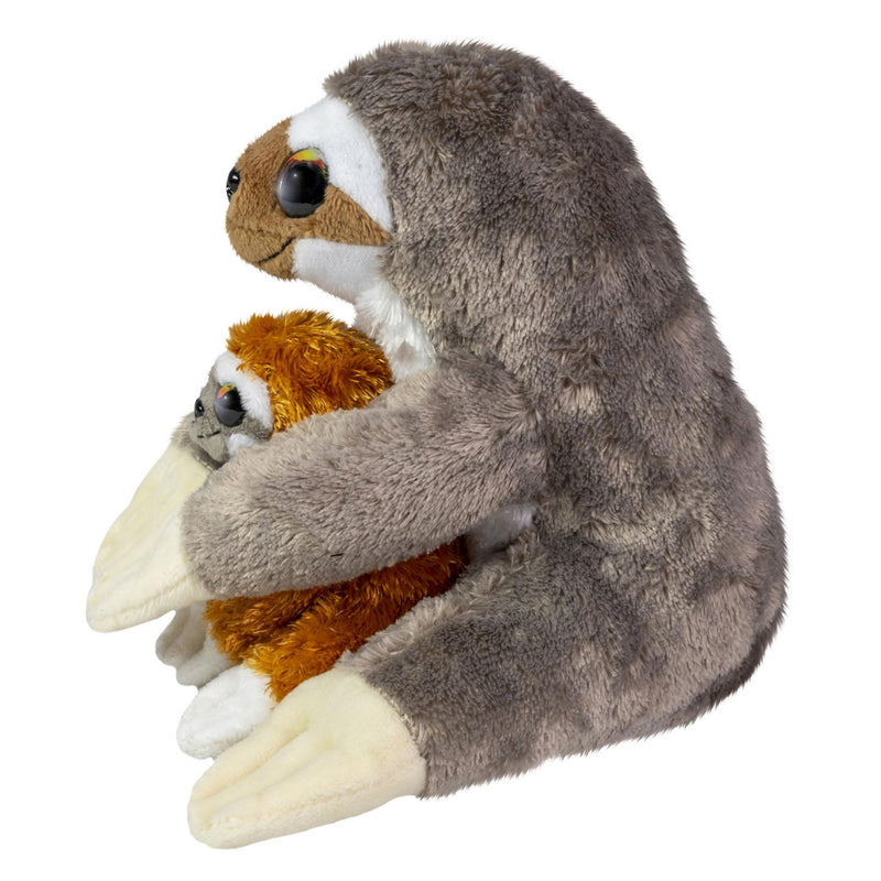 Afbeelding laden in galerijviewer, Lumo stars knuffel - luiaard caramel en coffee, 24cm