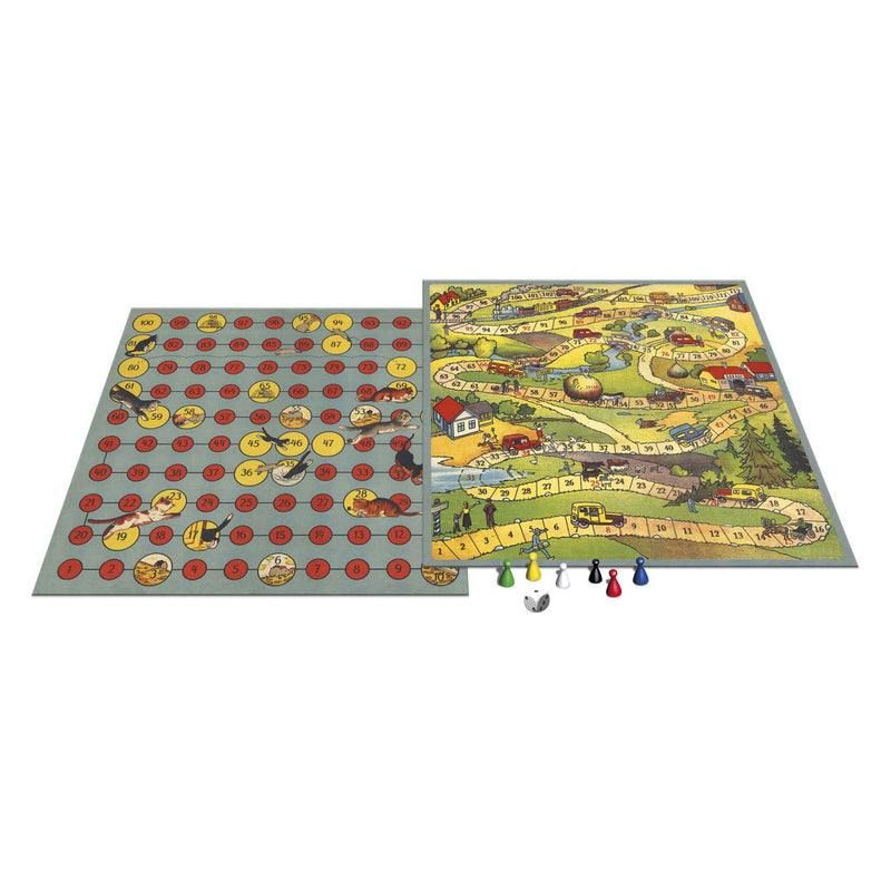 Afbeelding laden in galerijviewer, Tactic spellen van toen: auto race kat muis – bordspel – familiespel – vanaf 4 jaar – 2-6 spelers