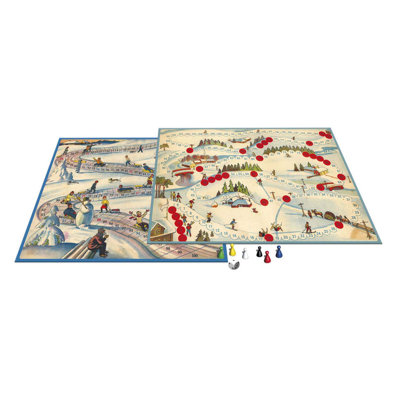 Afbeelding laden in galerijviewer, Tactic spellen van toen: sleetje rijden ski club – bordspel – familiespel – vanaf 4 jaar – 2-6 spelers