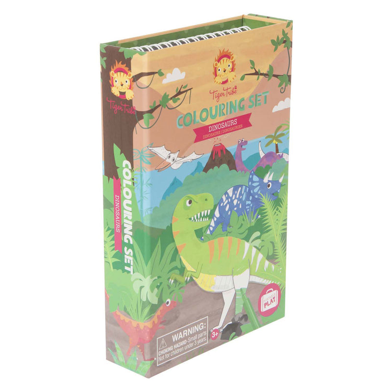 Afbeelding laden in galerijviewer, Selecta kleurset - dinosaurus