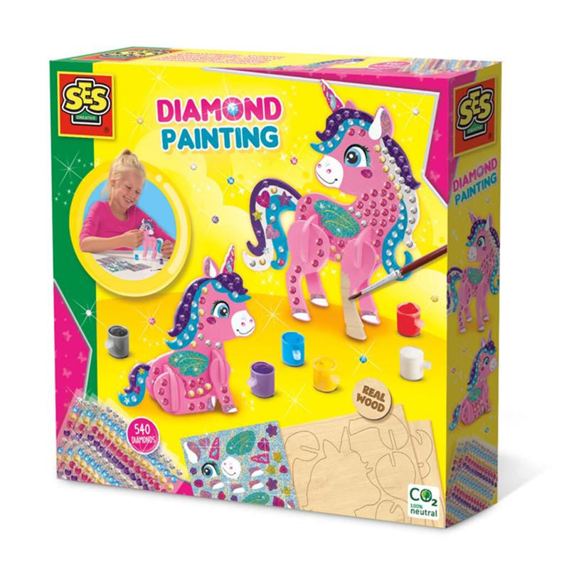 Afbeelding laden in galerijviewer, Ses diamond painting - 3d unicorns