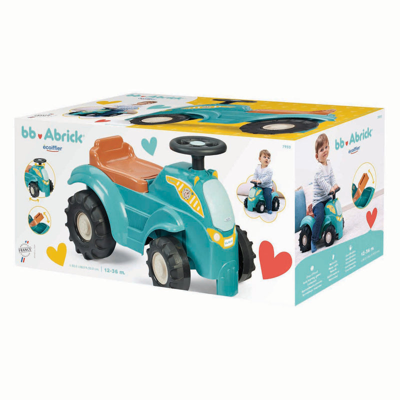 Afbeelding laden in galerijviewer, Ecoiffier bb abrick bestuurbare tractor