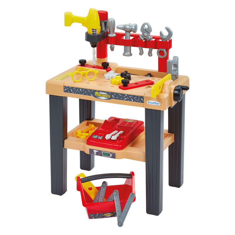 Afbeelding laden in galerijviewer, Ecoiffier mecanics werkbank - 29dlg.