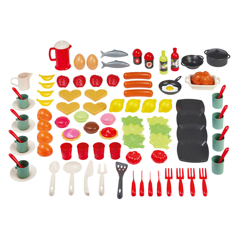 Afbeelding laden in galerijviewer, Ecoiffier 100% chef eten en servies set - 100dlg.