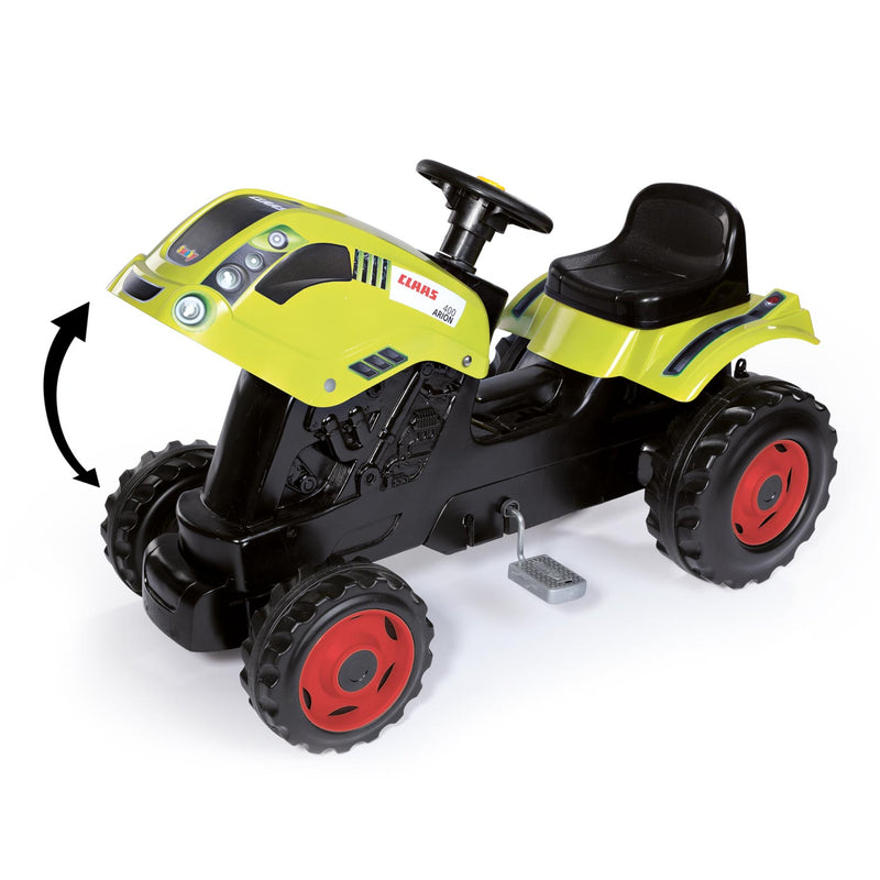 Afbeelding laden in galerijviewer, Smoby tractor claas met trailer
