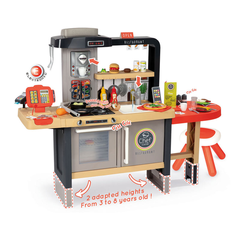 Afbeelding laden in galerijviewer, Smoby Chef Corner Restaurant
